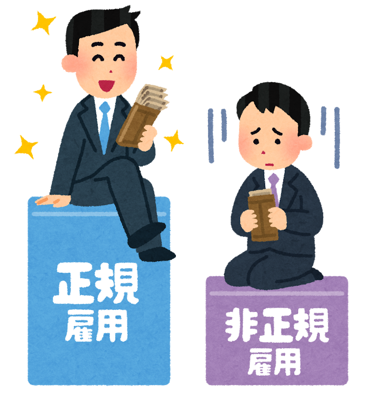 正社員が非正規より優れているという幻想 節約さえできれば職業はなんでもok 黒うさぎの秘密のポートフォリオ